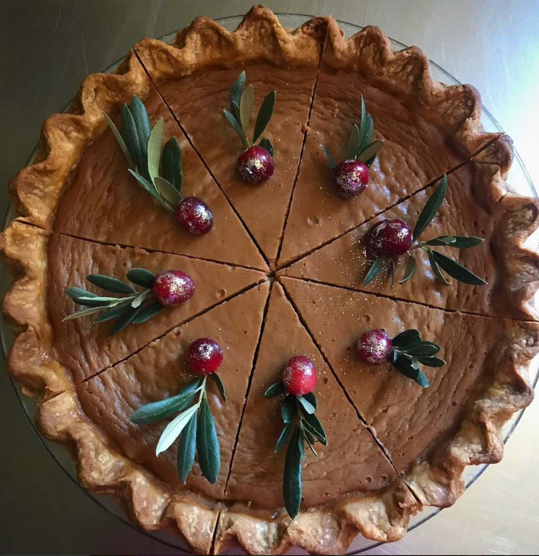 APPLE BUTTER CUSTARD PIE