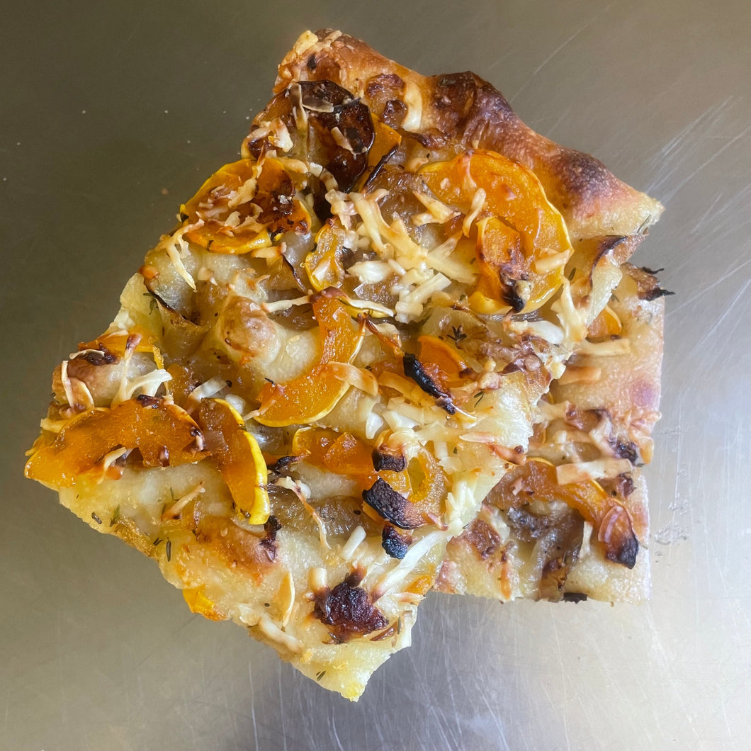 DELICATA SQUASH  FOCACCIA